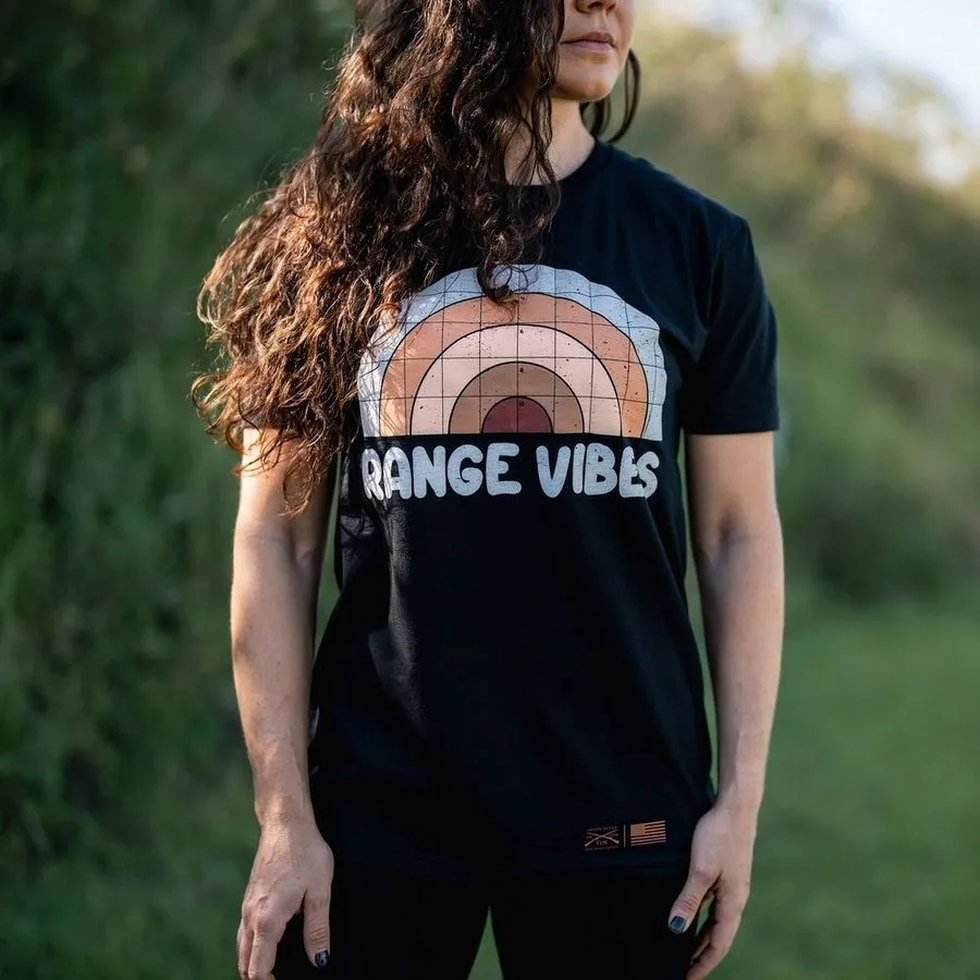 Women's Range Vibes Boyfriend Fit T-Shirt - Black