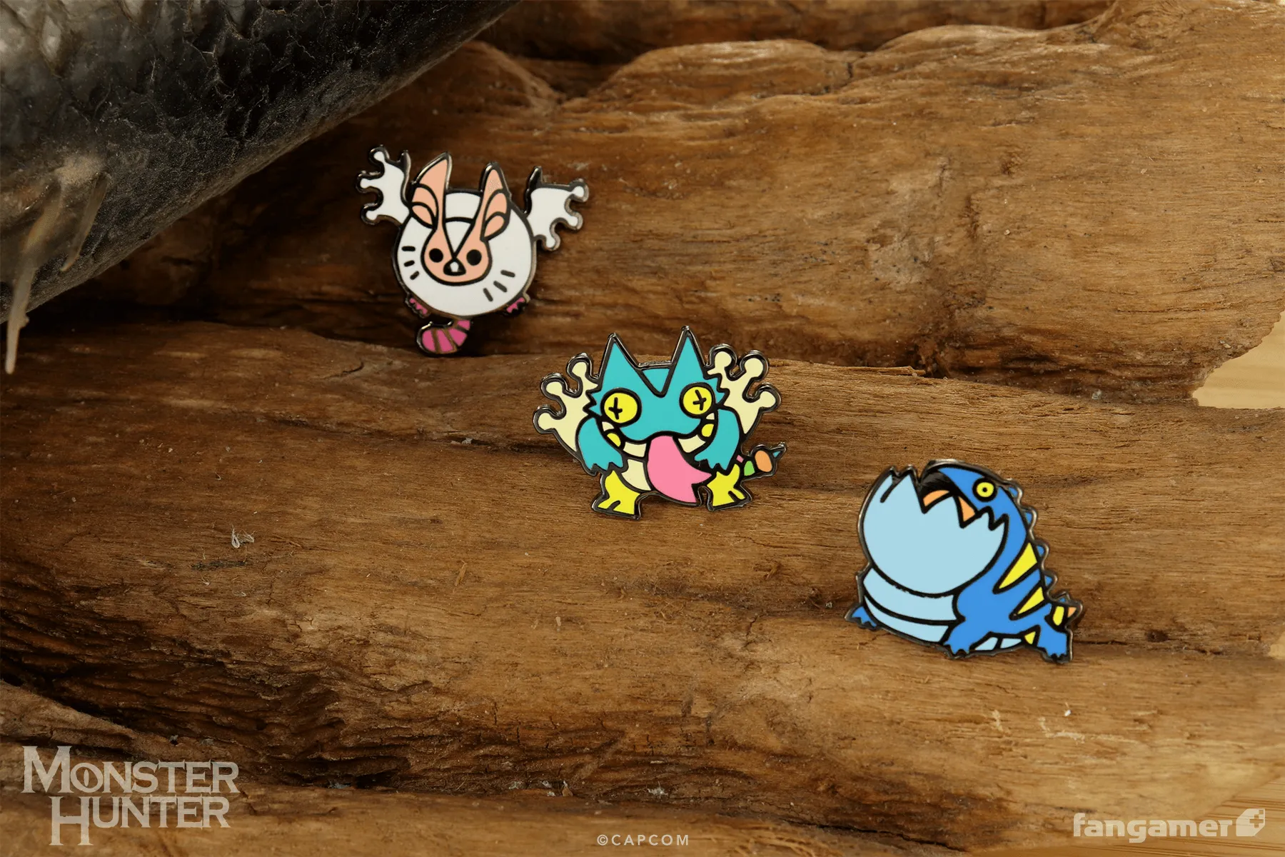 Wonk Monster Enamel Pin Set