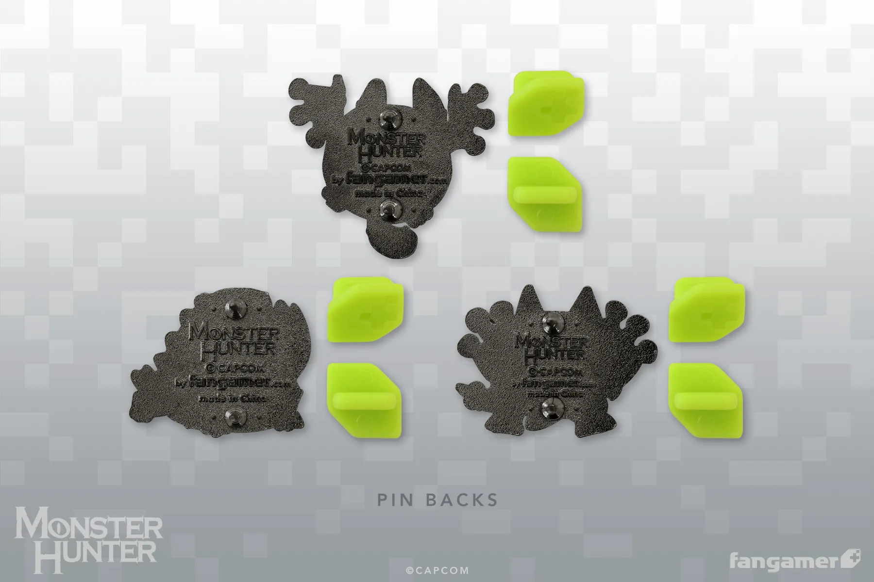 Wonk Monster Enamel Pin Set