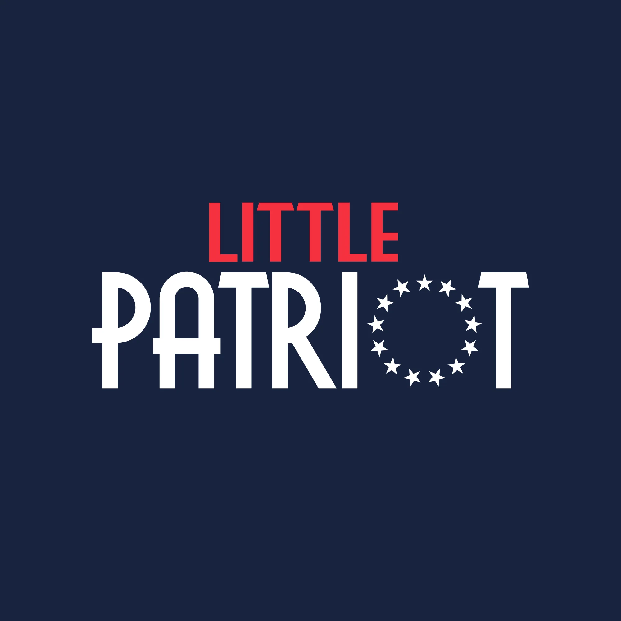 Youth Little Patriot T-Shirt - Midnight Navy