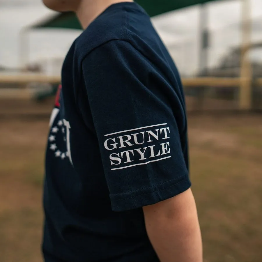 Youth Little Patriot T-Shirt - Midnight Navy